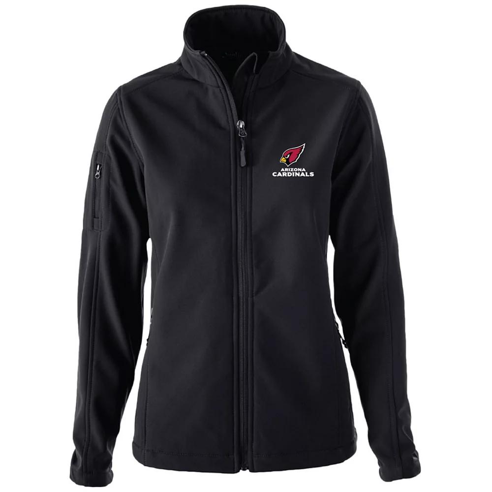 Women's Black Arizona Cardinals Full-Zip Sonoma Softshell Jacket,  Product Image