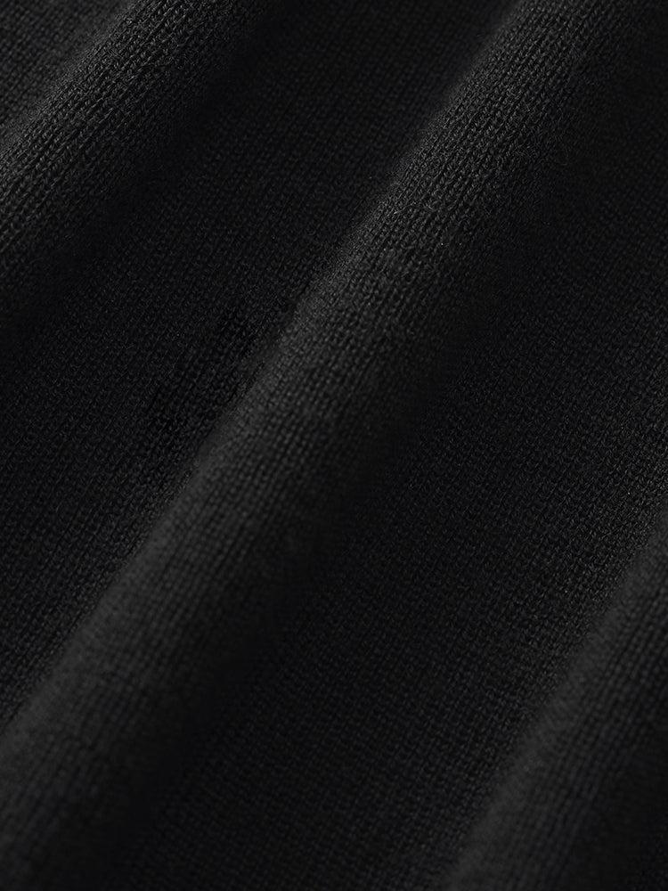 Pure Wool Mock Neck Women Sweater Product Image