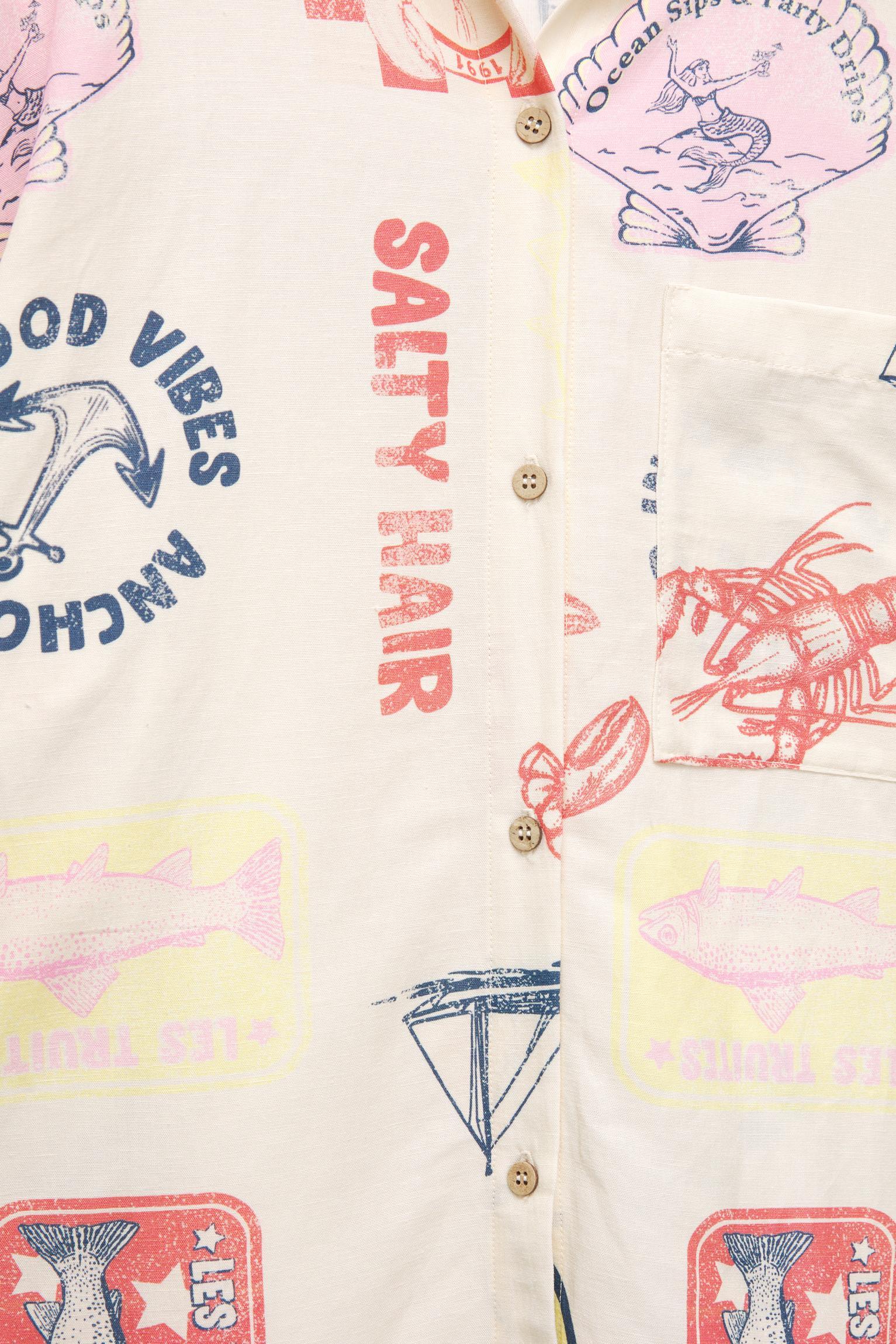 Printed long sleeve shirt Product Image