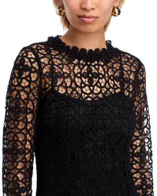 Stretch Crochet Maxi Dress Product Image