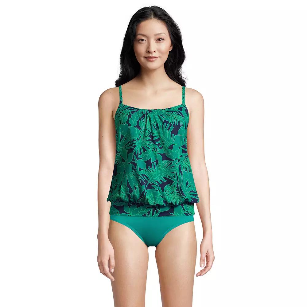 Women's Lands' End UPF 50 Blouson Tankini Swimsuit Top,  Product Image