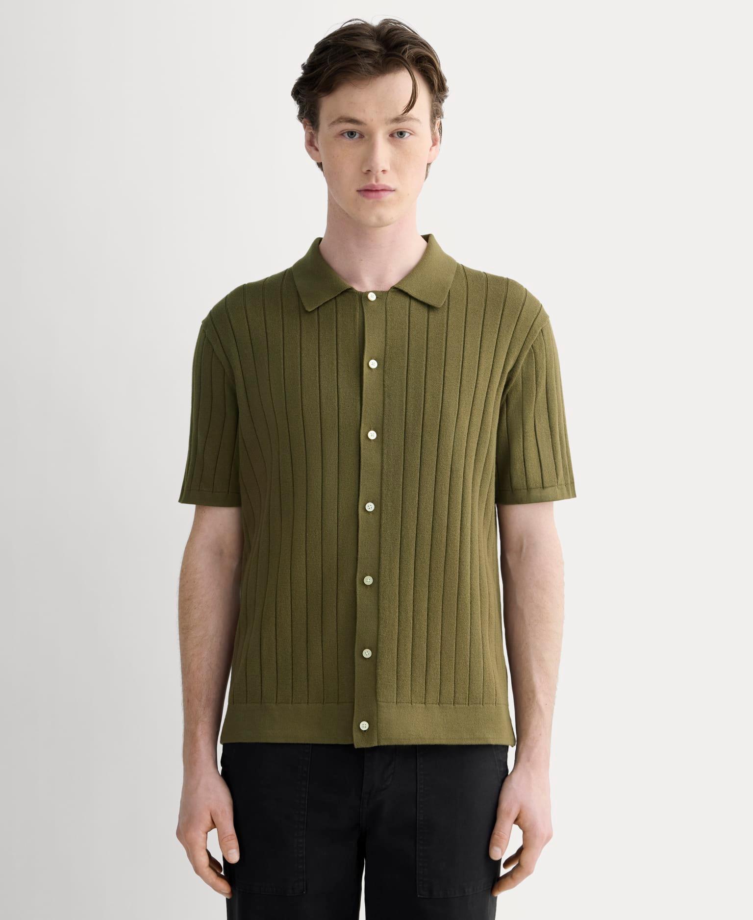 The No-Sweat Button-Down Polo Product Image