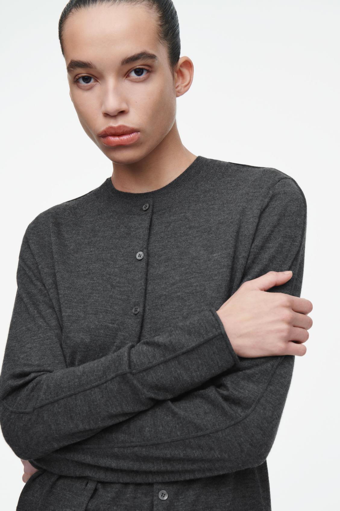 FINE PURE CASHMERE CARDIGAN Product Image