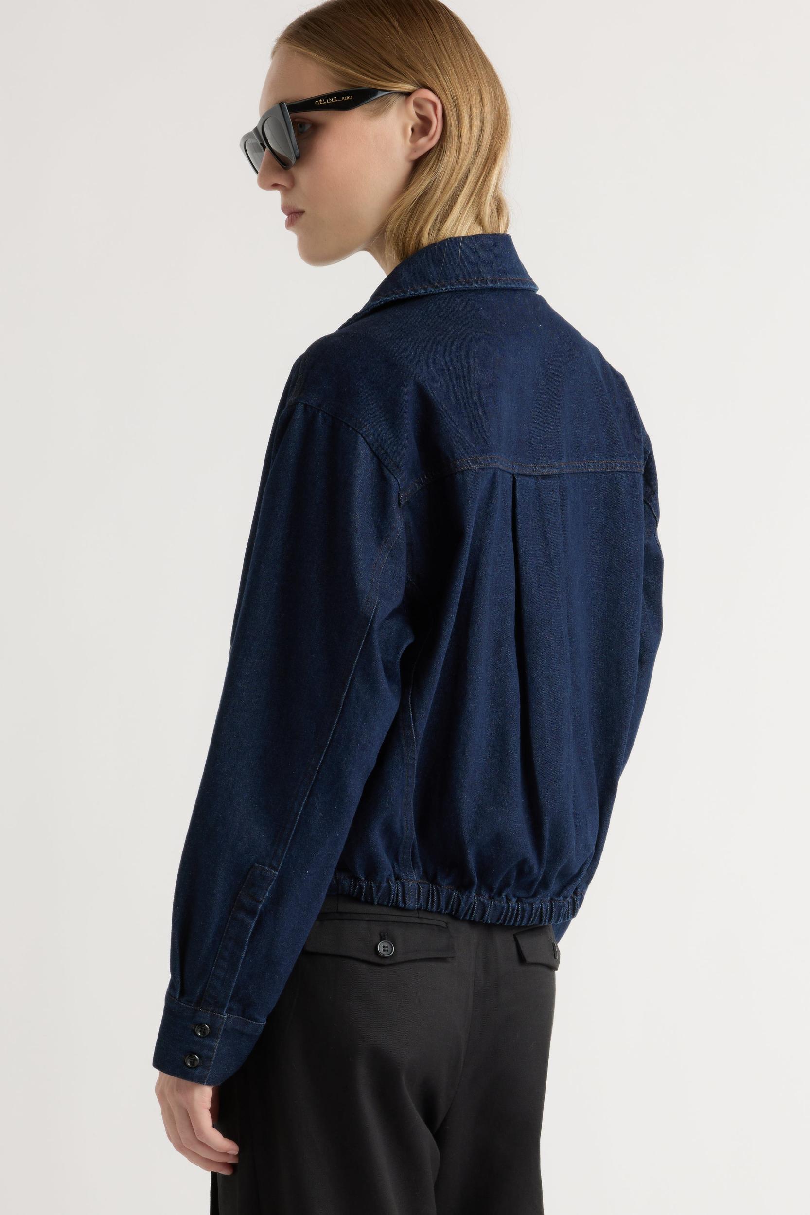 Cooper Denim Bomber Jacket Product Image