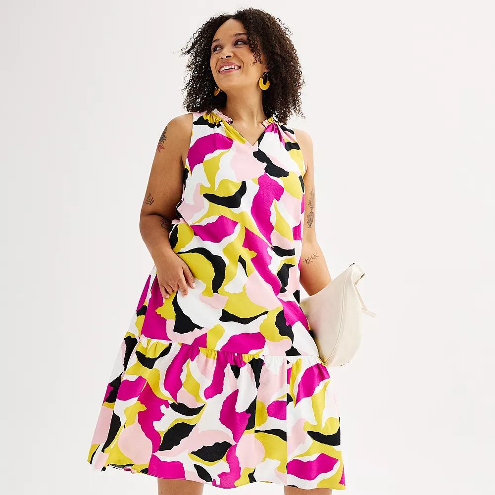 Women's Nine West Adaptive Sleeveless V-Neck Maxi Dress,  Product Image