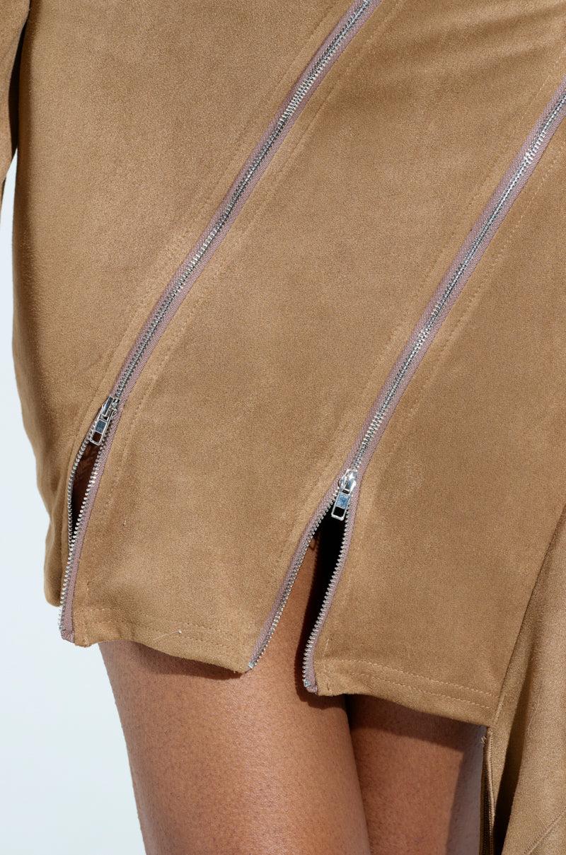 TOUCH ME SUEDE DRESS Product Image