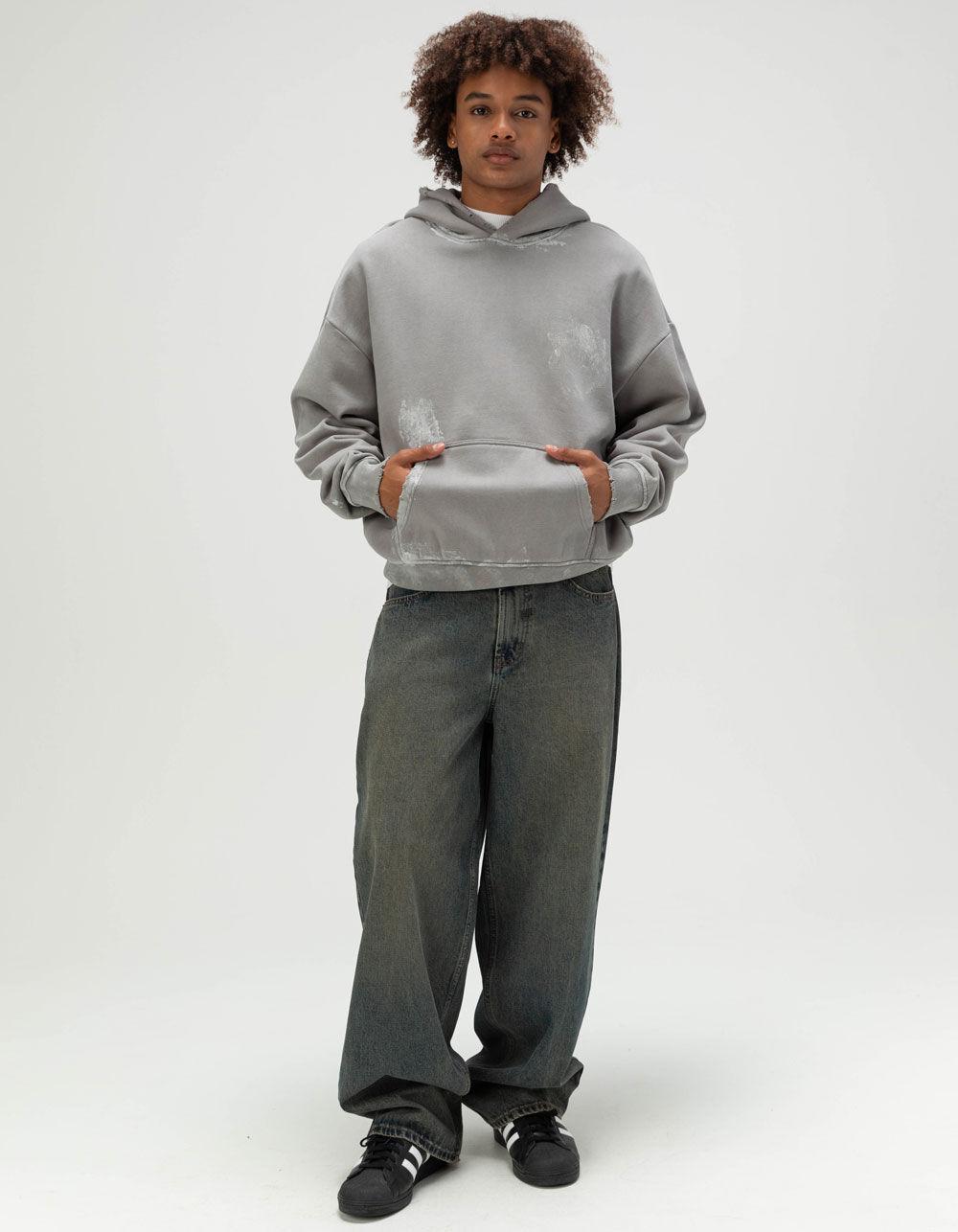 RSQ Mens Oversized Hoodie - GRAY Product Image