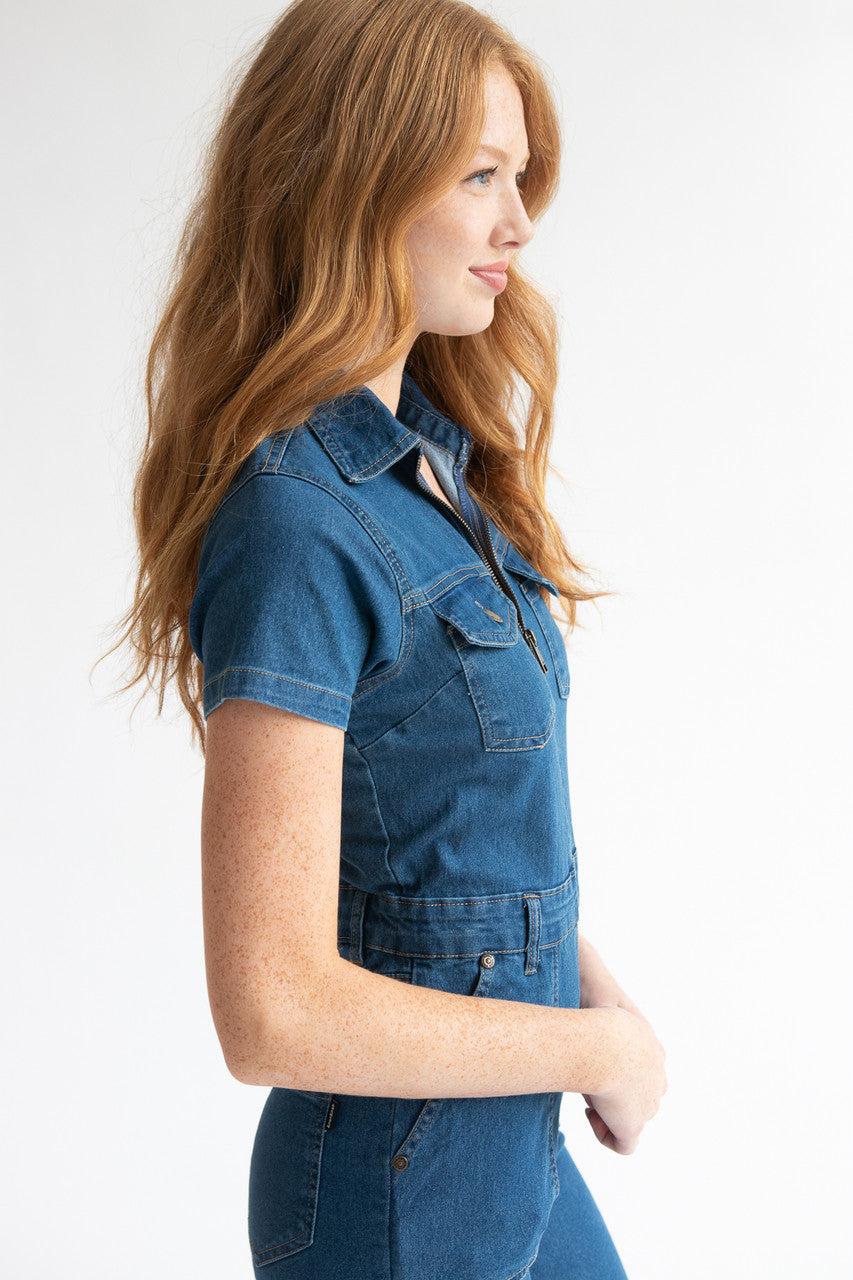 Denim Boiler Suit Product Image