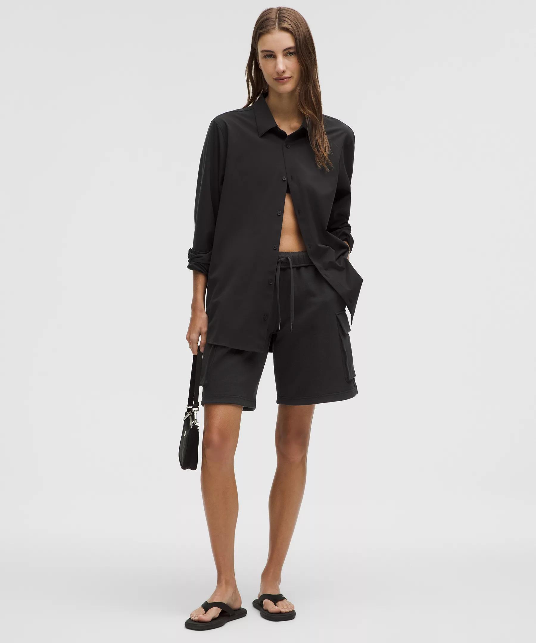 Scuba Mid-Rise Oversized Cargo Short 9" Product Image