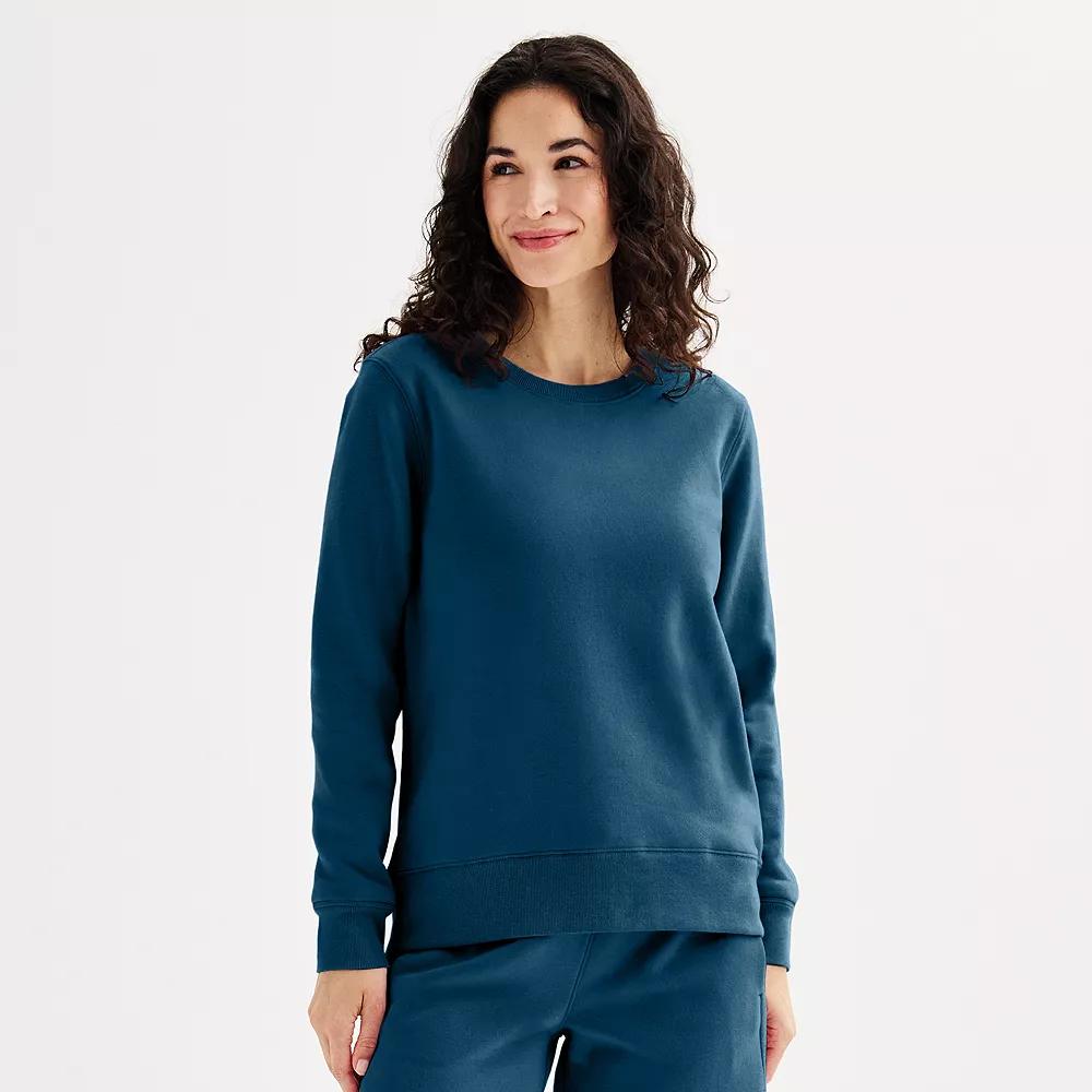 Women's Tek Gear® Ultrasoft Fleece Crewneck Sweatshirt,  Product Image