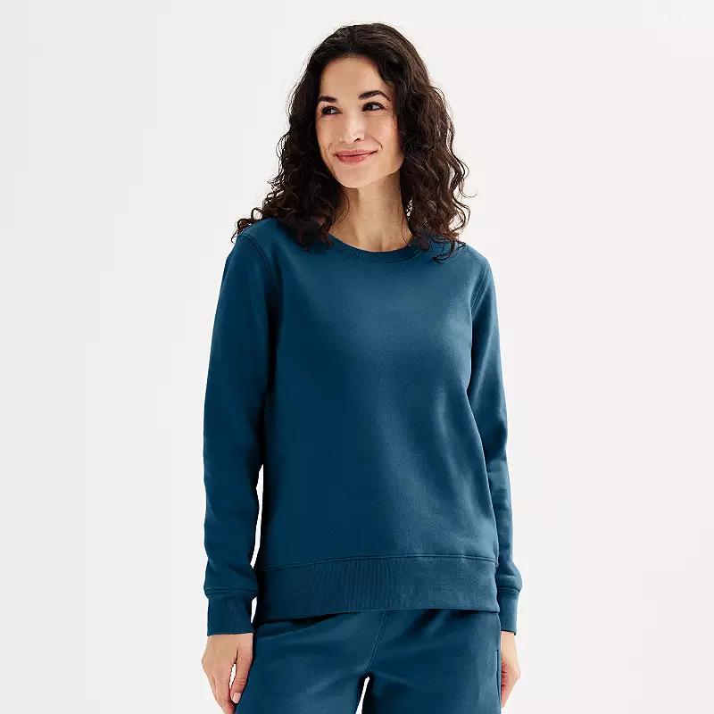 Women's Tek Gear® Ultrasoft Fleece Crewneck Sweatshirt,  Product Image