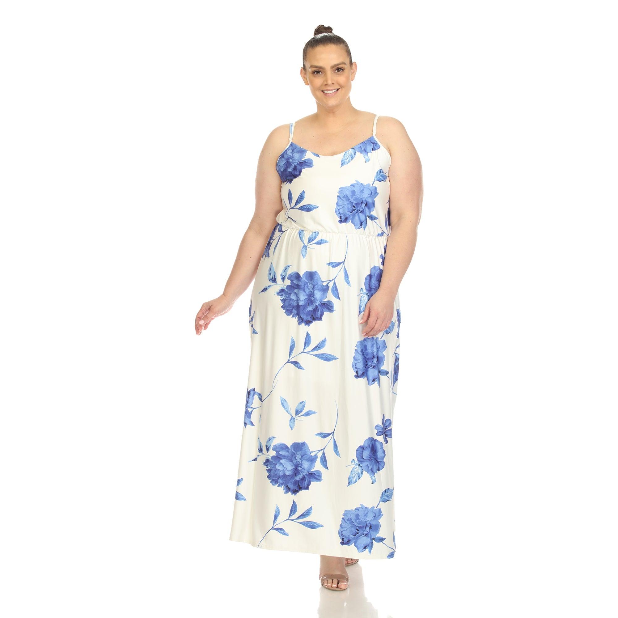Floral Strap Maxi Dress - Plus Product Image