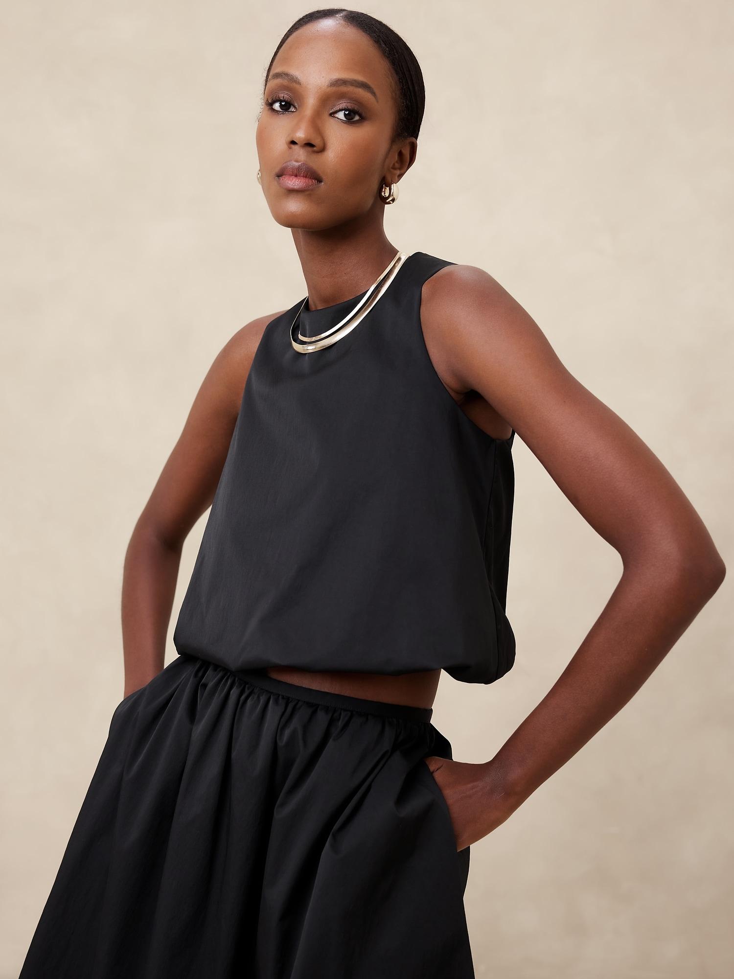 Bubble-Hem Top Product Image