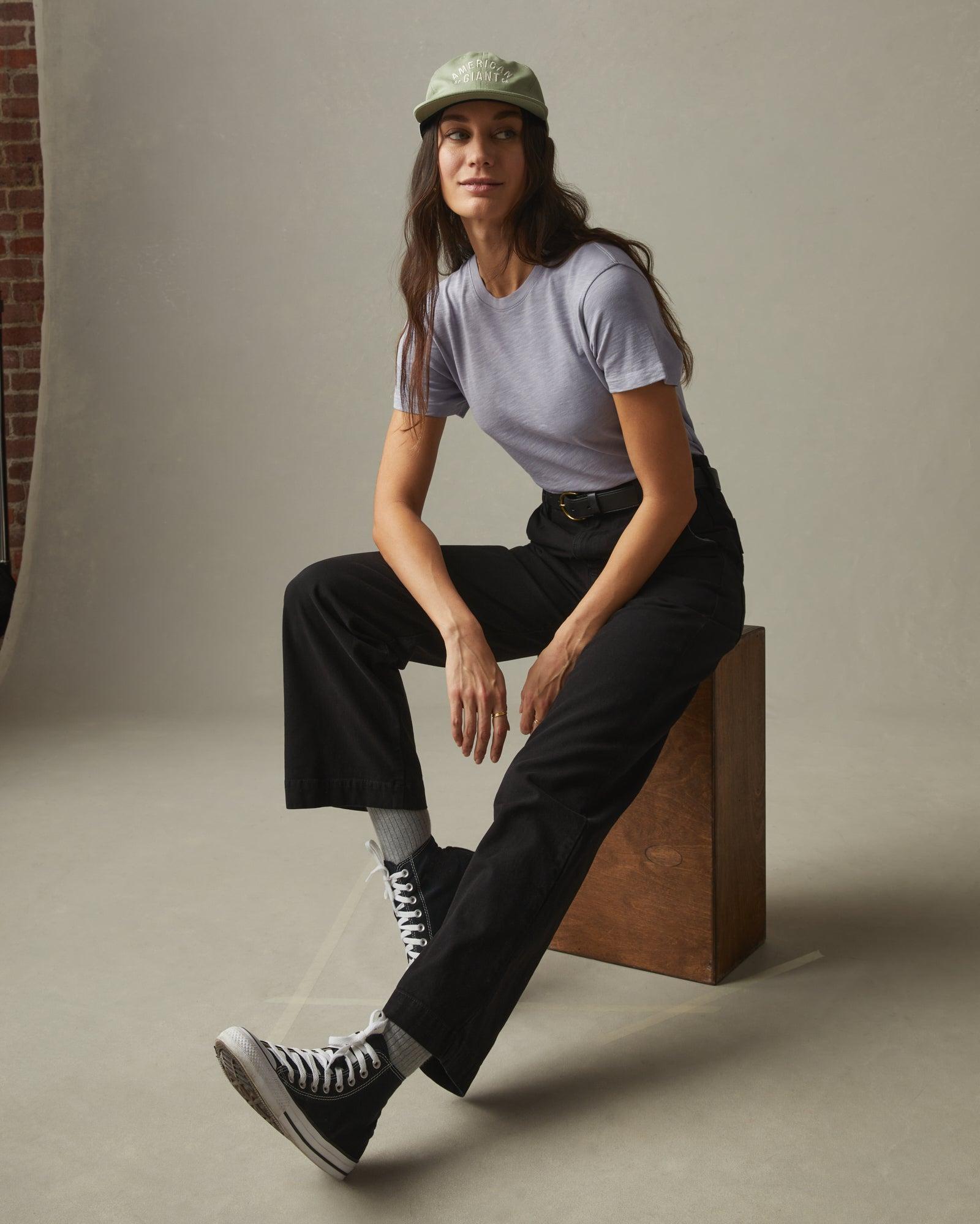 Women's Premium Slub Crew Tee - Grey Glass Female Product Image