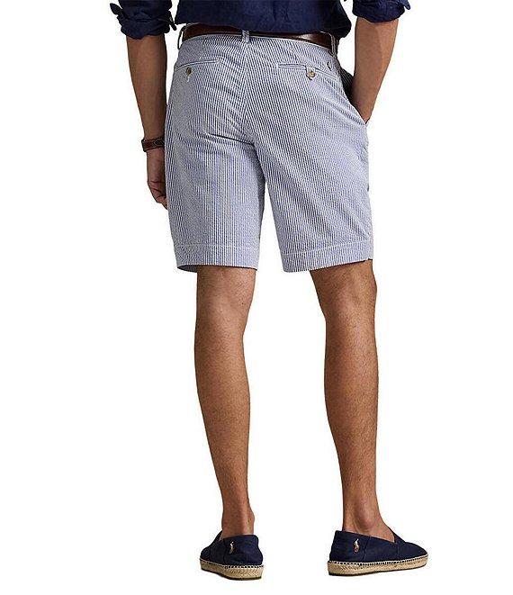 Polo Ralph Lauren Classic-Fit Stretch Seersucker 9.25#double; Inseam Shorts Product Image