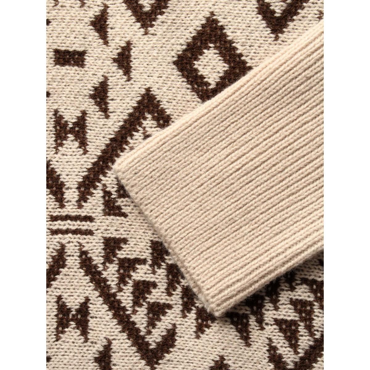 Plus Size Bandana Geometric Dolman Sleeve Cardigan DarkBrown Women Boho Loose Long Sleeve Vacation Cardigans BloomChic 26/4X Product Image