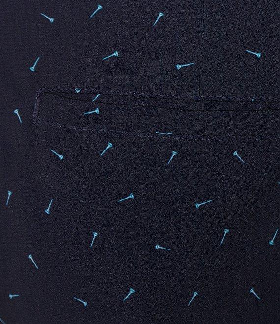 Roundtree & Yorke Performance Classic Fit Flat Front 9#double; Seersucker Shorts Product Image