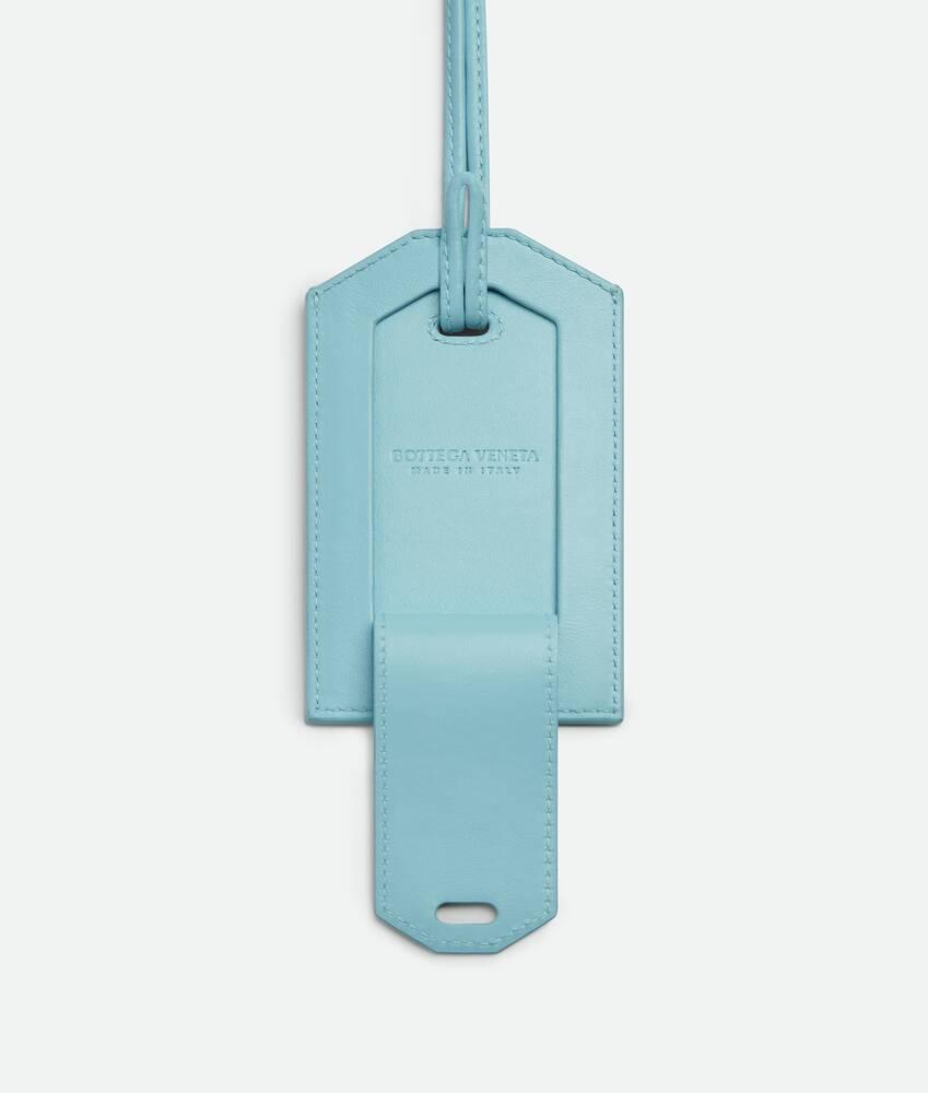 Men's Intrecciato Tag Holder On Strap in Zenith Product Image