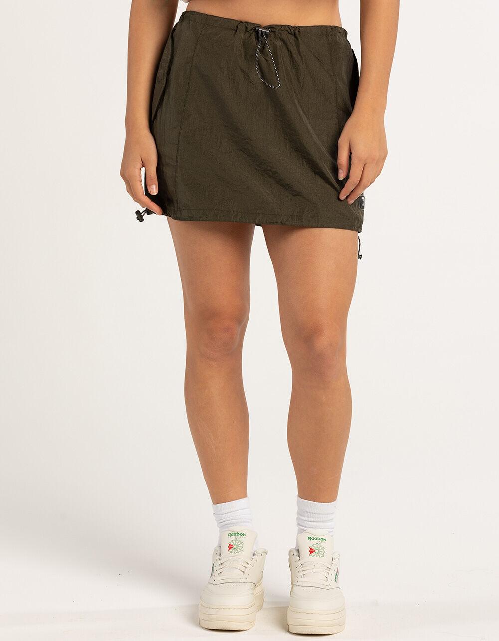 IETS FRANS Baggy Tech Womens Short Skirt - OLIVE Product Image