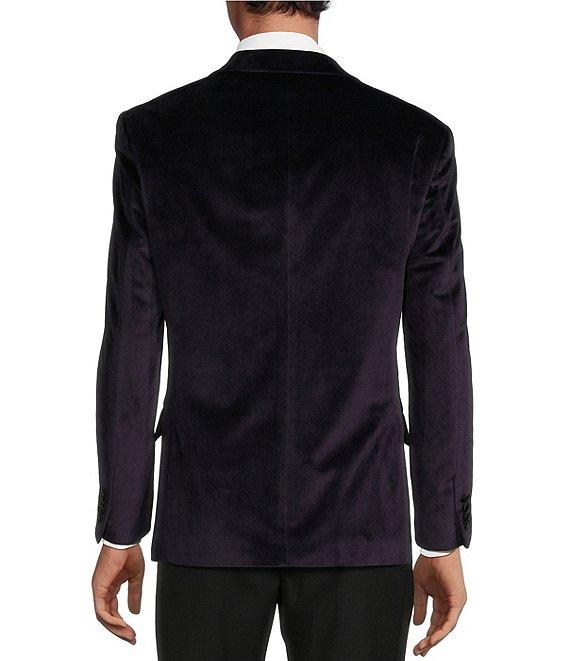Tre Vero Modern Fit Velvet Tuxedo Sport Coat Product Image