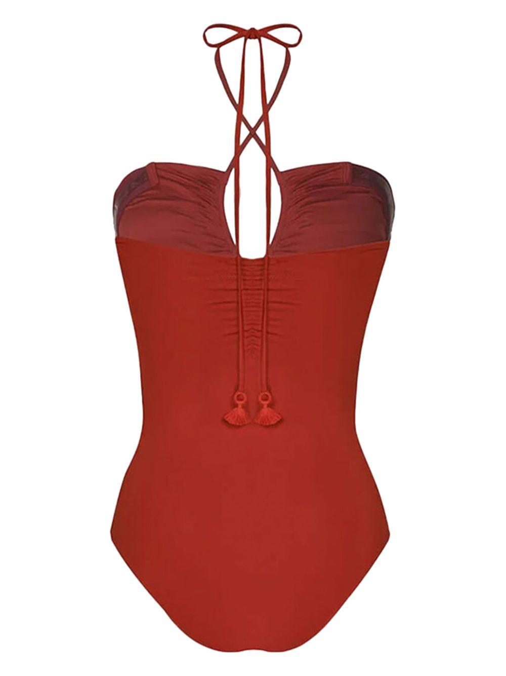 halterneck keyhole swimsuit Product Image
