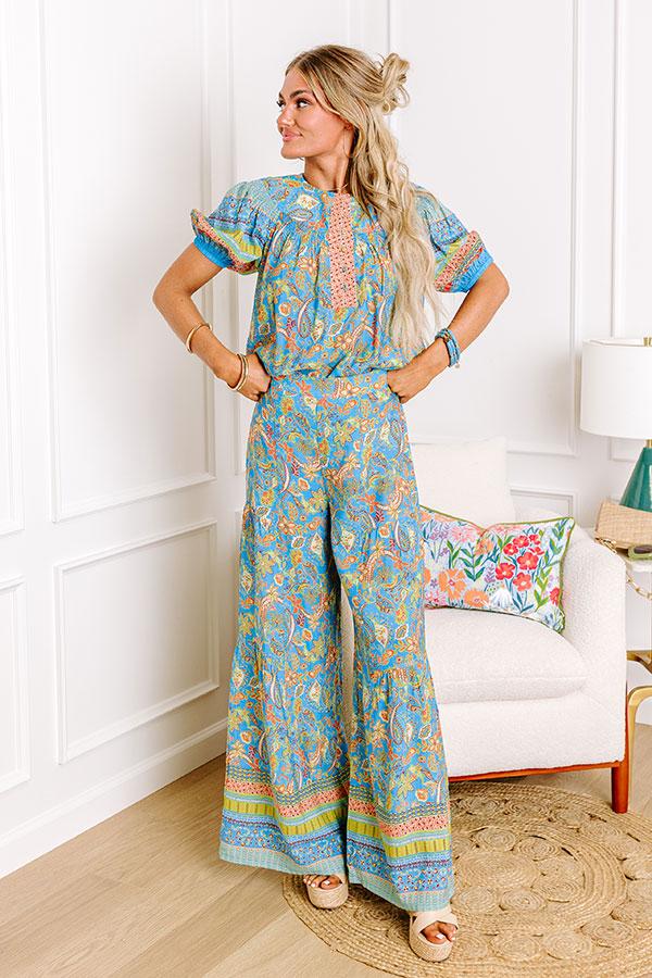 Feeling Boho High Waist Floral Pants Product Image