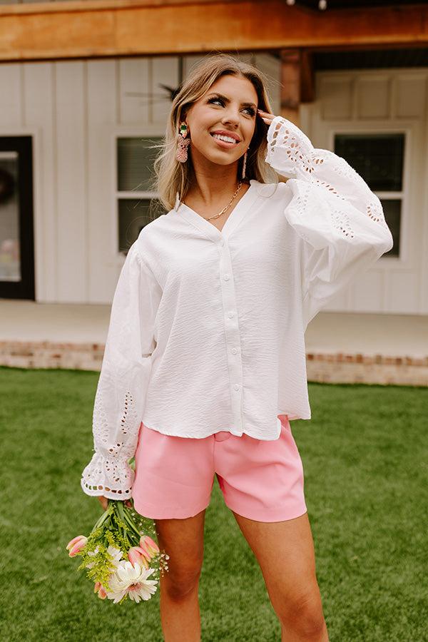 By Chance Eyelet Top Product Image