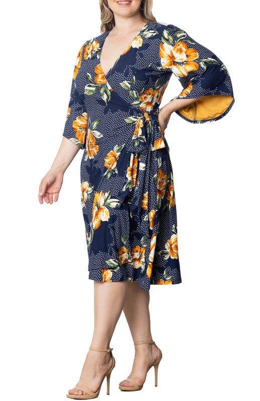 Floral Flare Wildflower Embroidered Dress - Plus Product Image