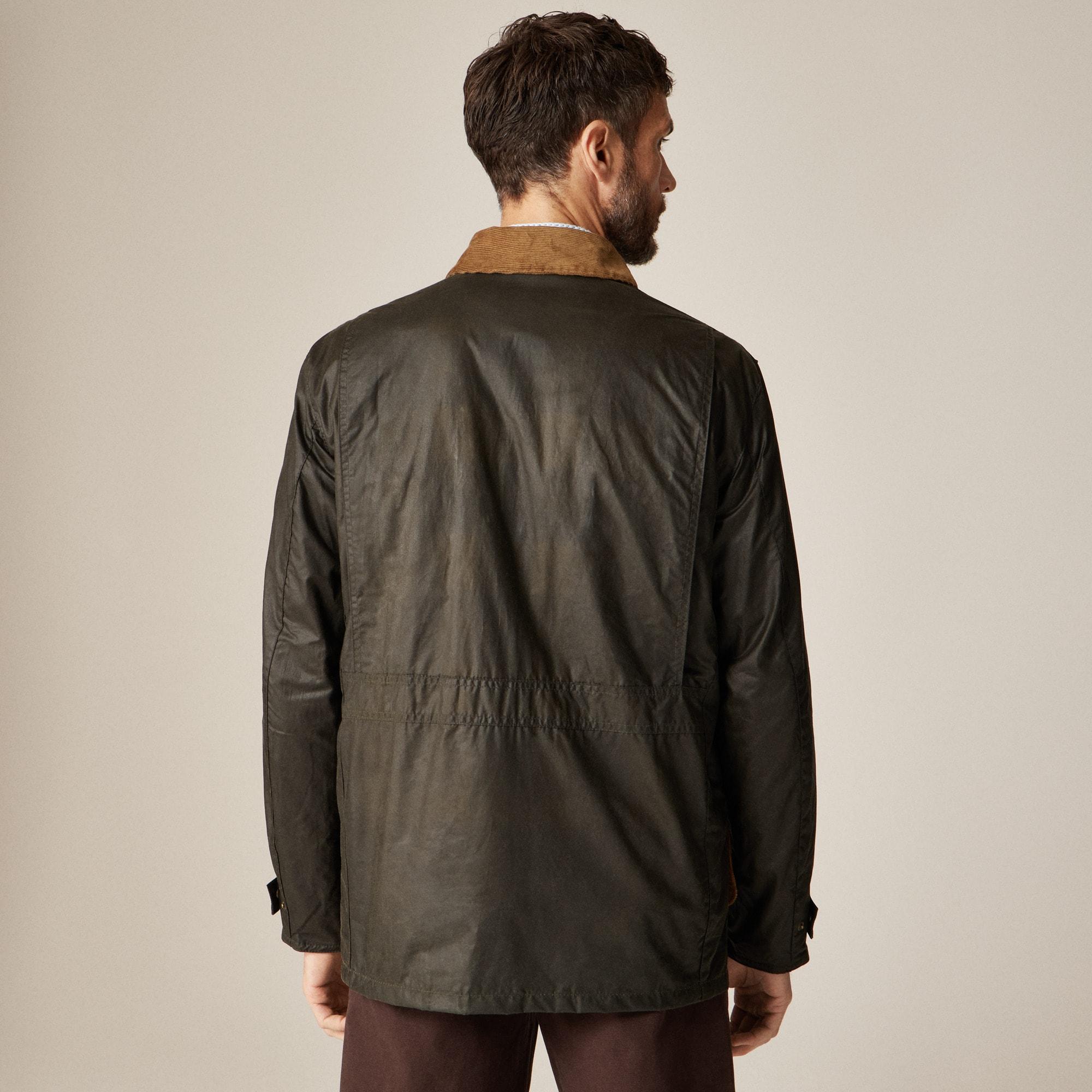 Barbour® X J.Crew Barn Jacket™ in waxed cotton Product Image