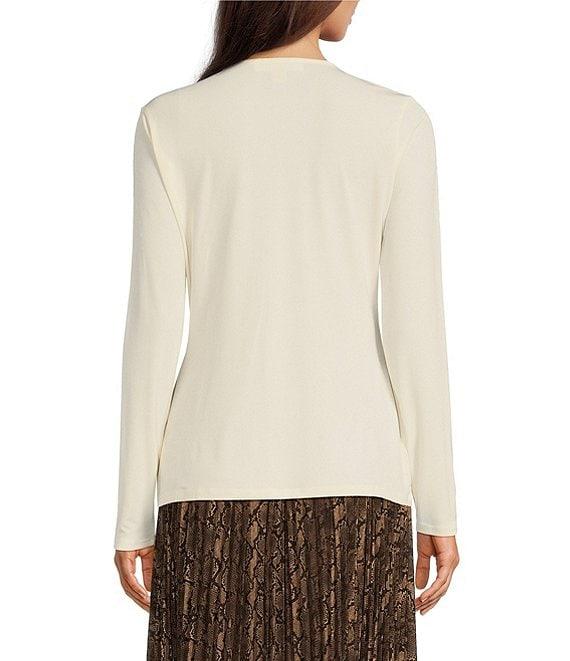 MICHAEL Michael Kors Astor Stud Faux Wrap Top Product Image