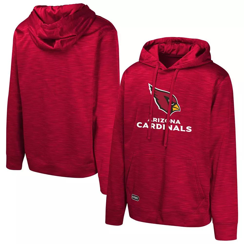 Men's Cardinal Arizona Cardinals Streak Fleece Pullover Hoodie,  Product Image