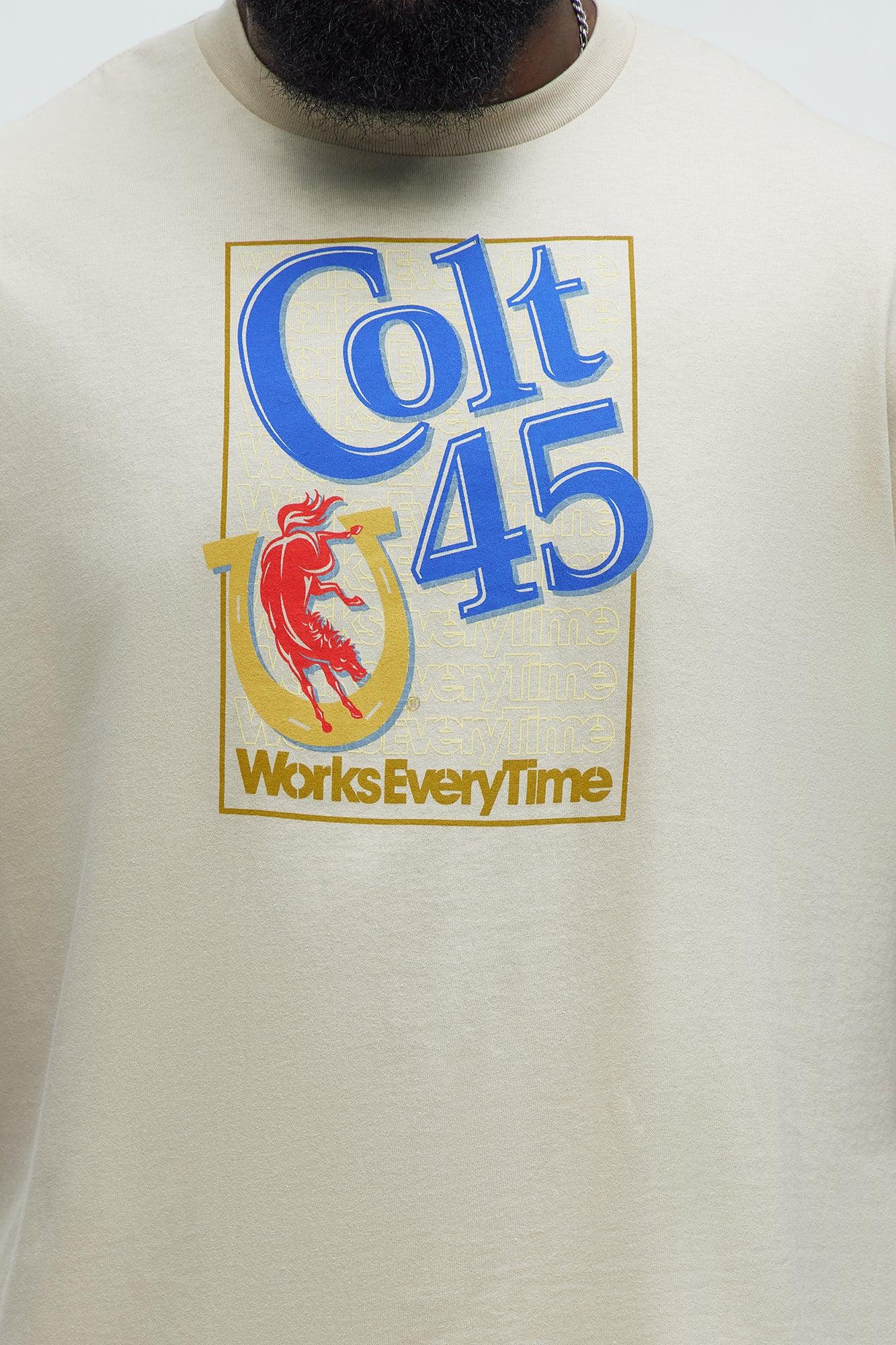Colt 45 Cold One Short Sleeve Tee - Sand Product Image