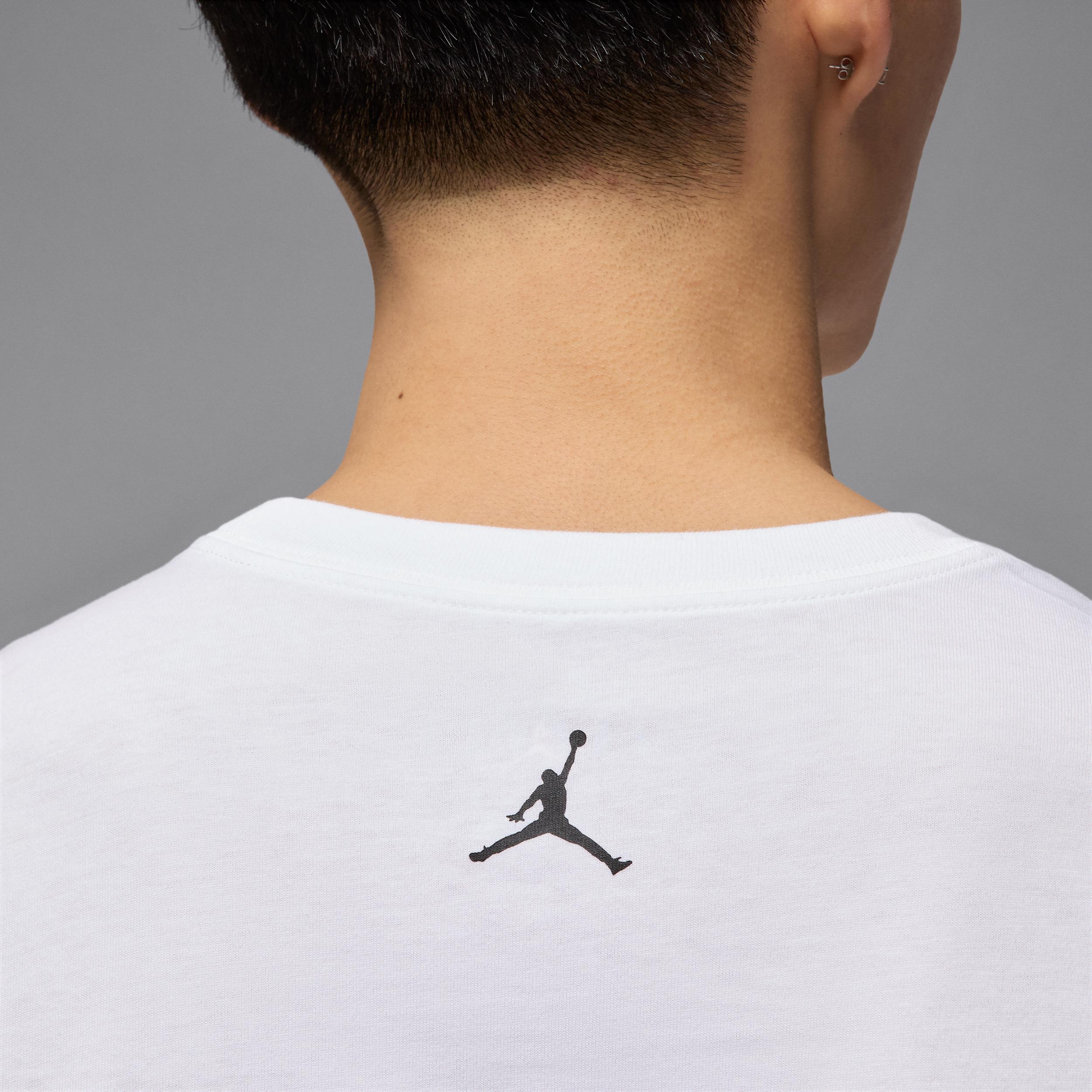 Jordan Mens Jordan Flight Essential Flamingo Crew - Mens White/Black Product Image