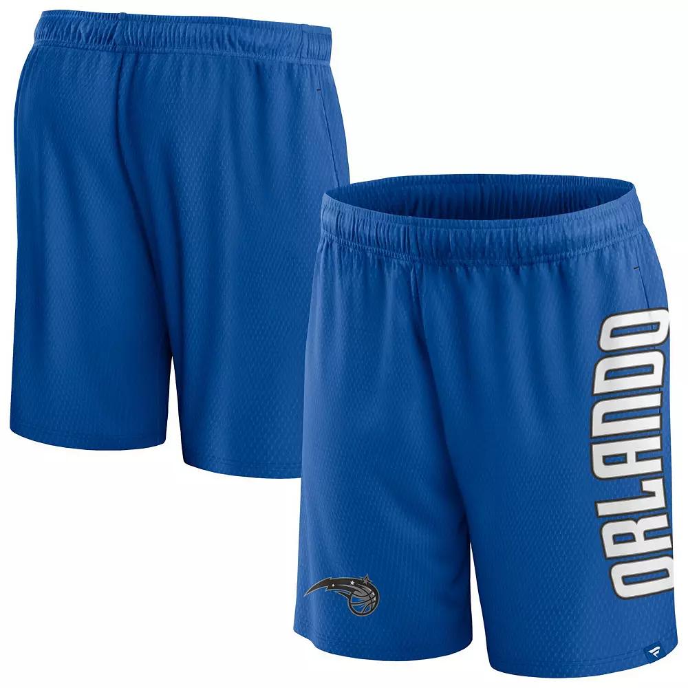 Men's Fanatics Branded Blue Orlando Magic Post Up Mesh Shorts, Size: Medium, Mag Blue Product Image