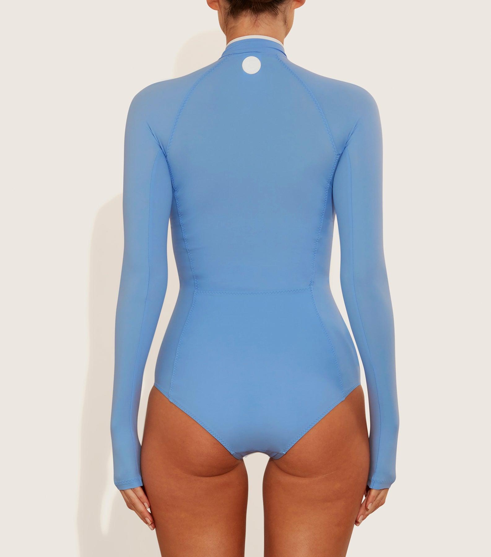 Tyra UPF 50+ Swim - Cornflower/White Product Image