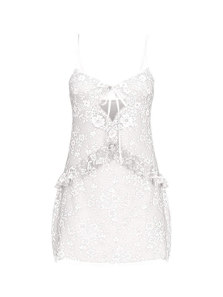 Dare to Dream Lace Flounce Mini Slip Product Image