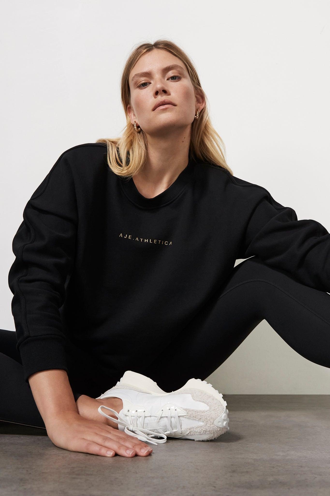 Metallic Signature Logo Crew Jumper 401 Product Image