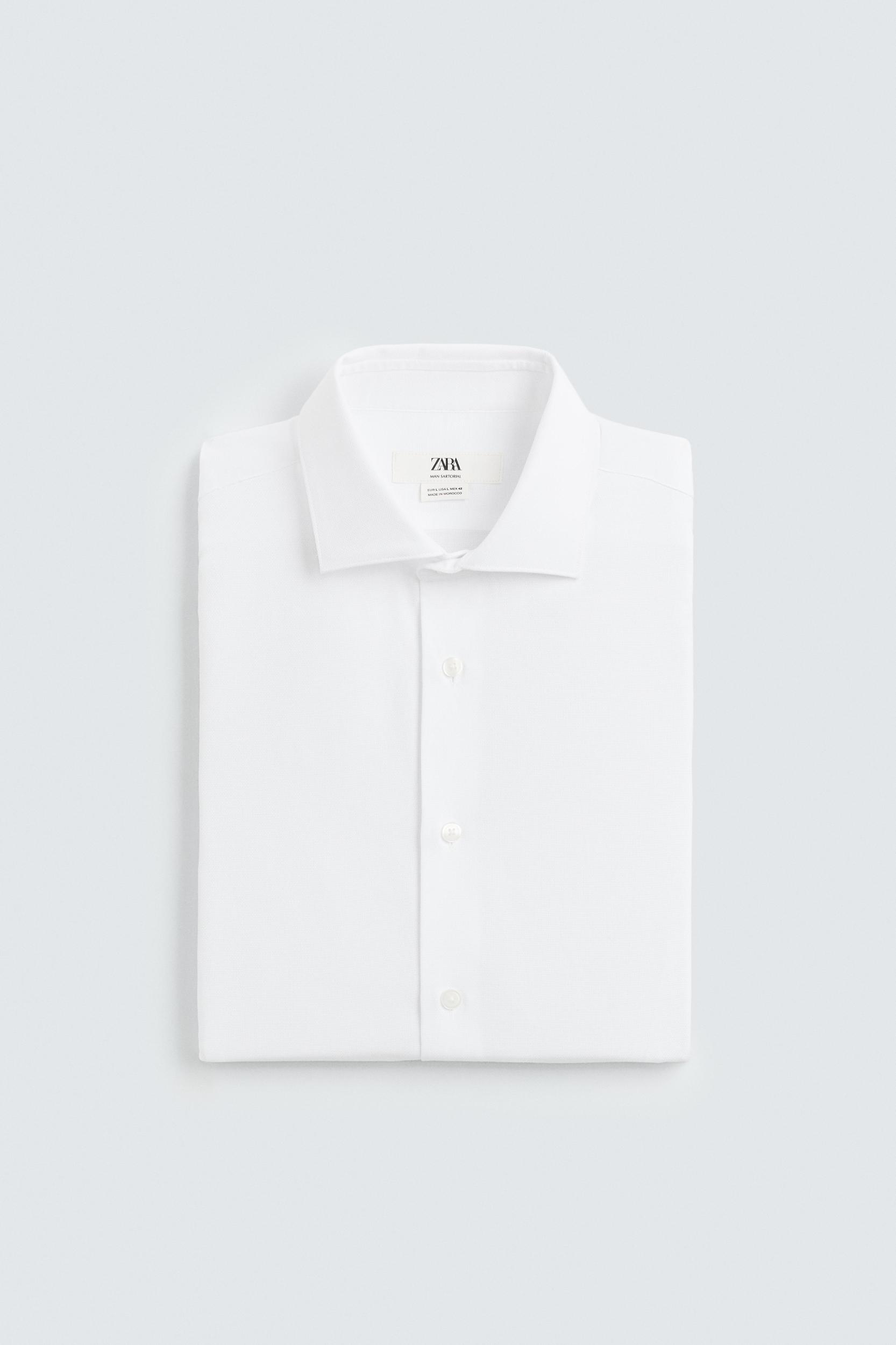 SLIM FIT TEXTURED SHIRT Product Image