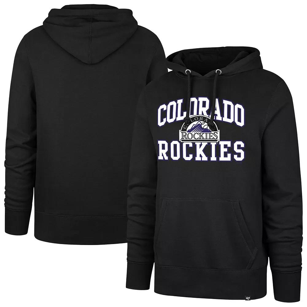 Men's '47 Black San Francisco Giants Velocity Headline Pullover Hoodie,  Product Image