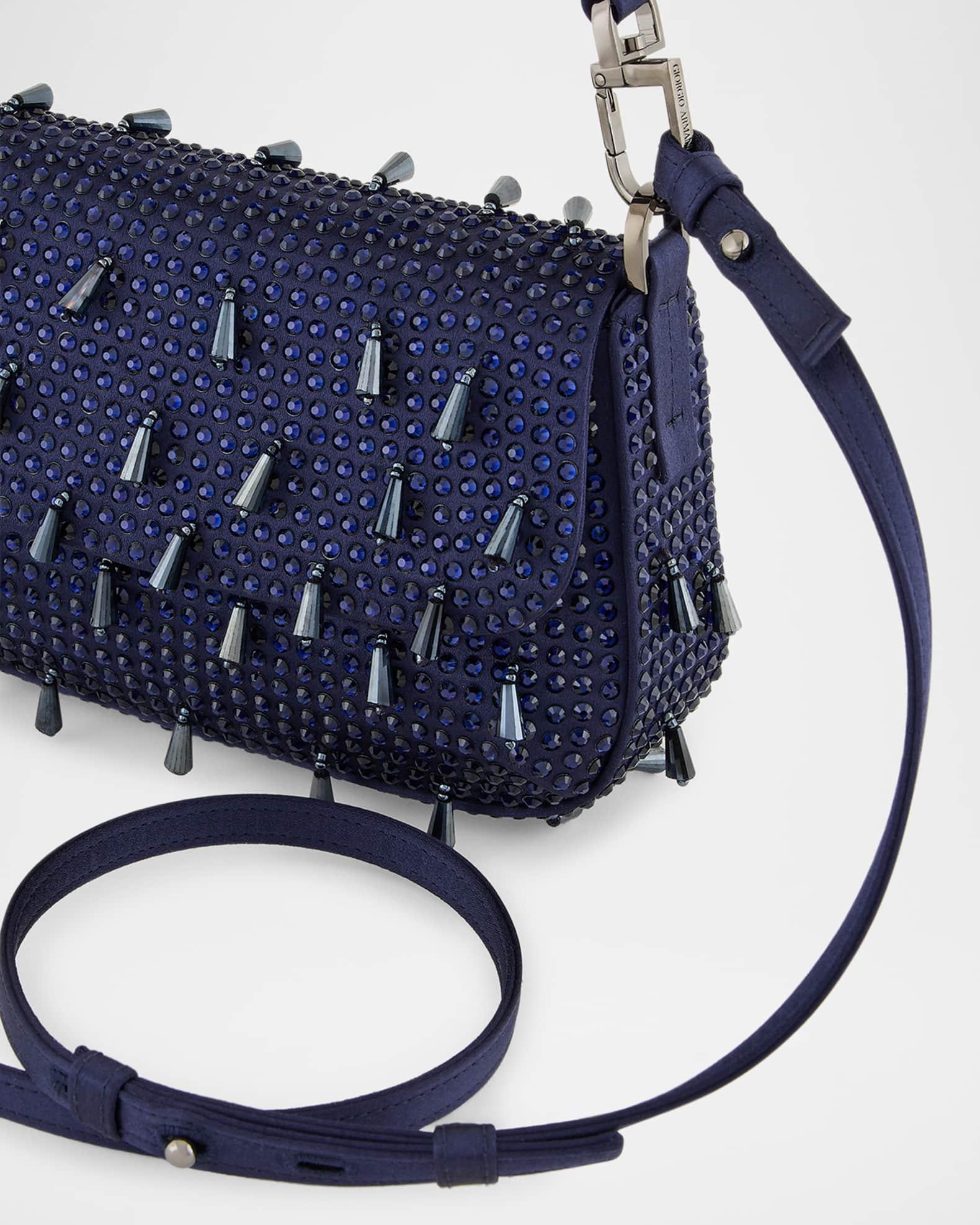 La Prima Small Beaded Top-Handle Bag Product Image