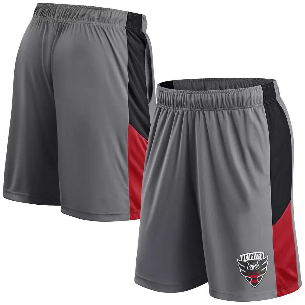 Men's Fanatics Gray D.C. United Team Shorts, Size: XL, Dcu Grey Product Image