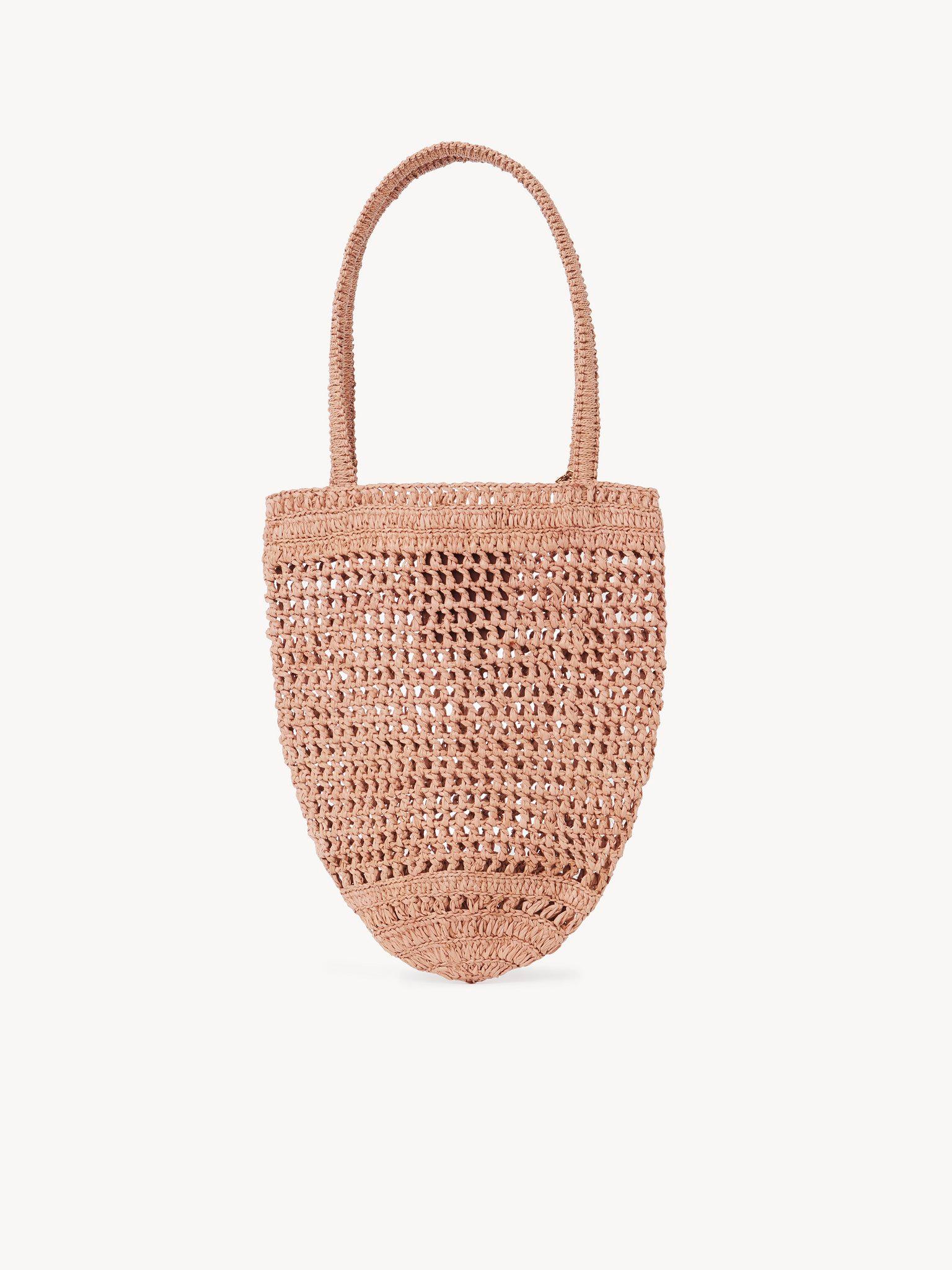 Small Summer Banana tote bag in raffia Product Image