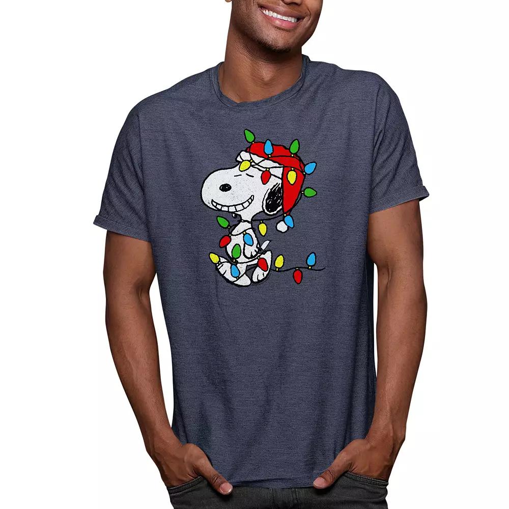 Men's Peanuts Snoopy Lights Tee,  Product Image