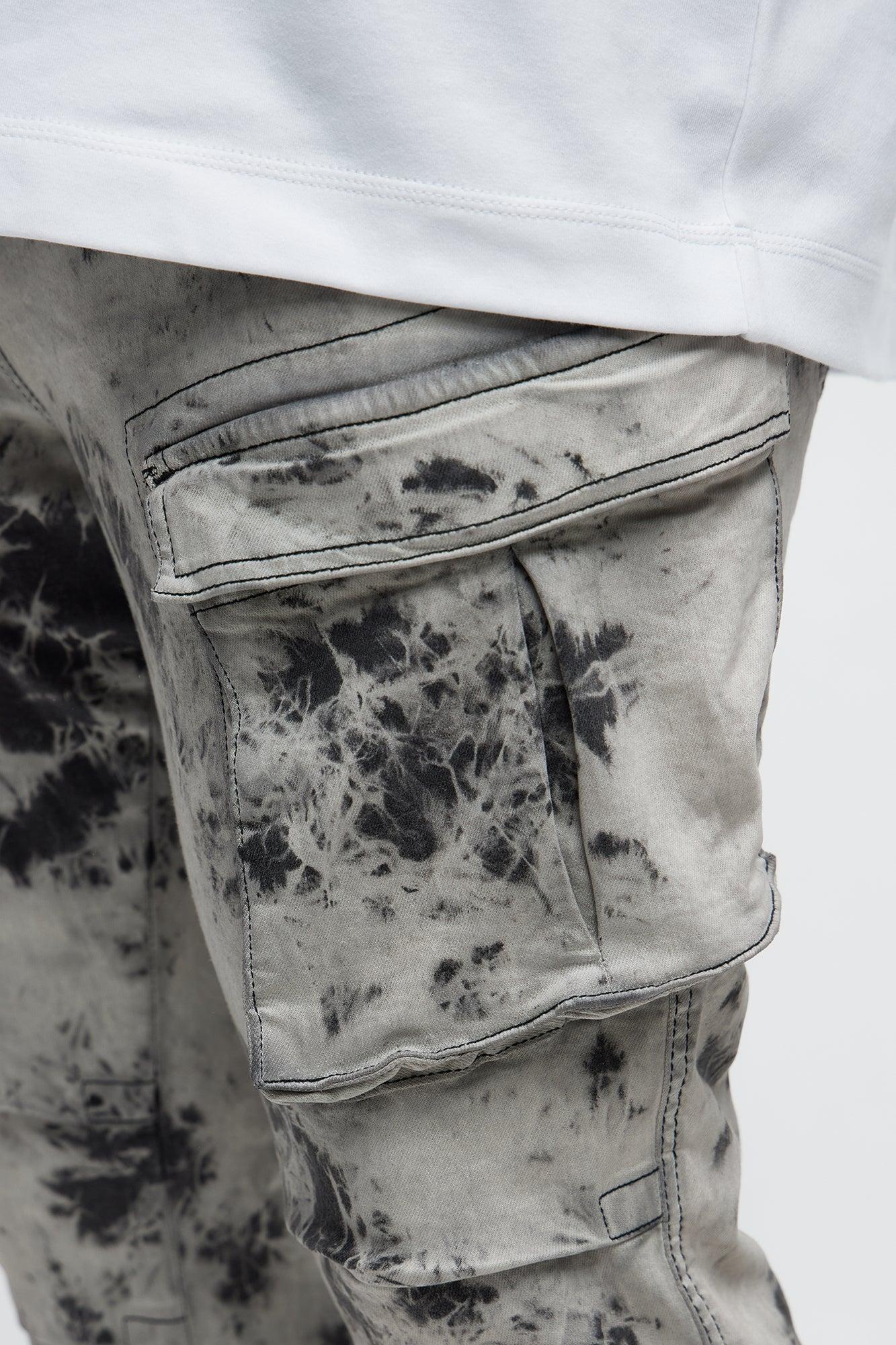 On That Smokey Skinny Cargo Jeans - Grey/Smoke Product Image