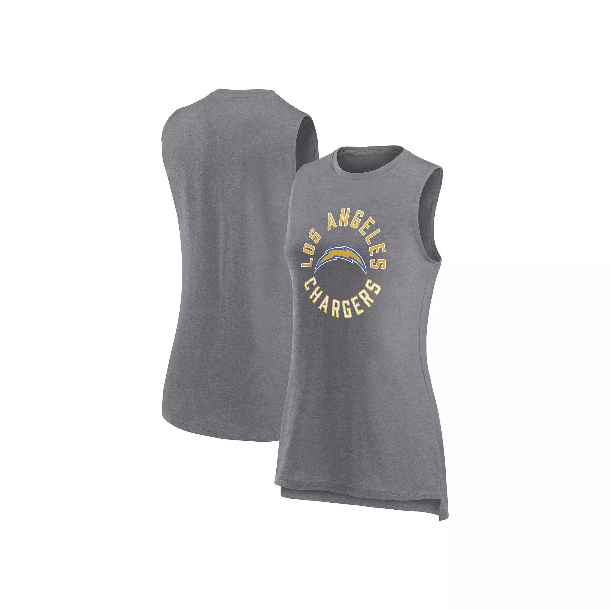 Women's Fanatics Branded Heather Red Washington Nationals What Goes Around Tank Top,  Product Image