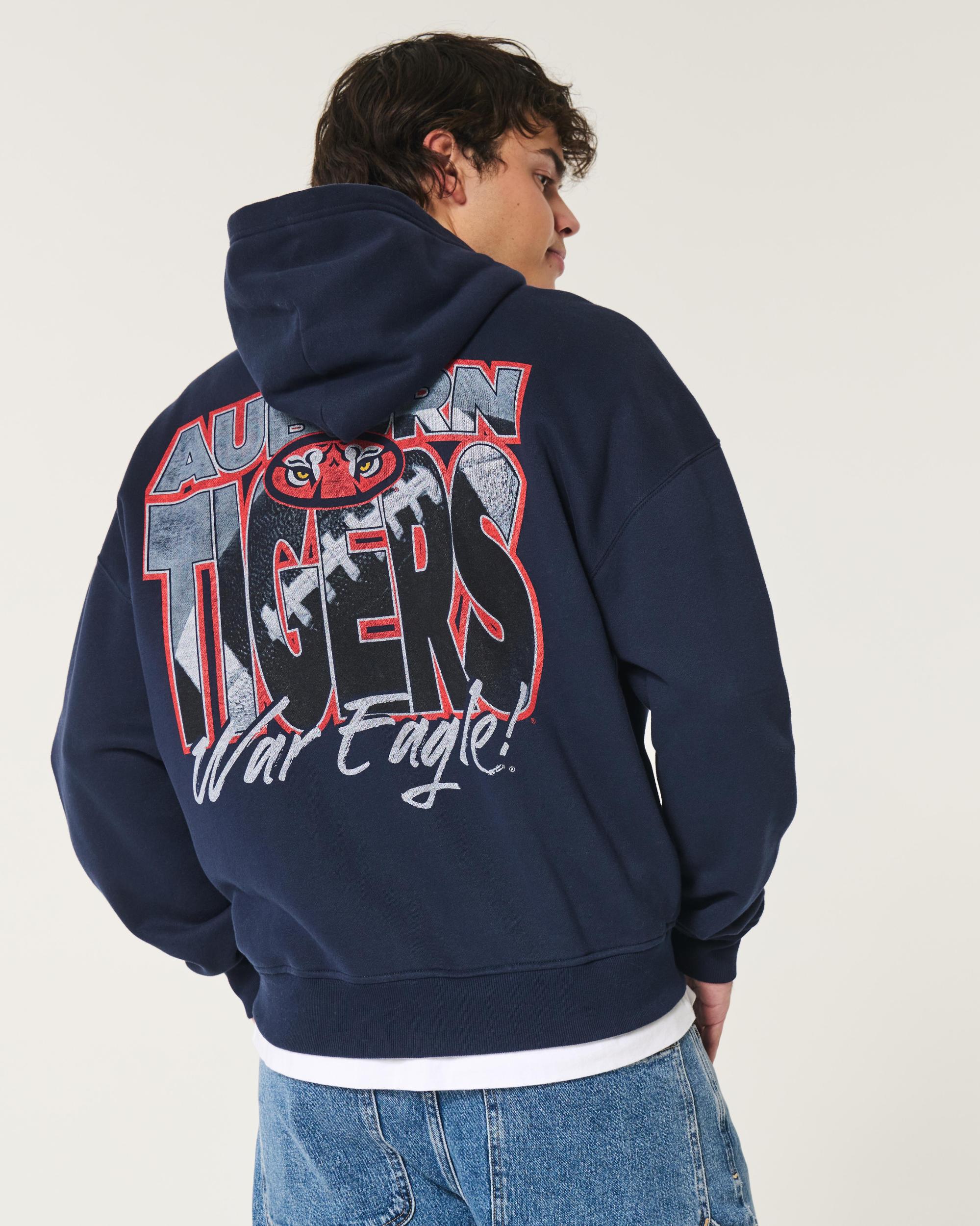 Boxy UConn Graphic Hoodie Product Image