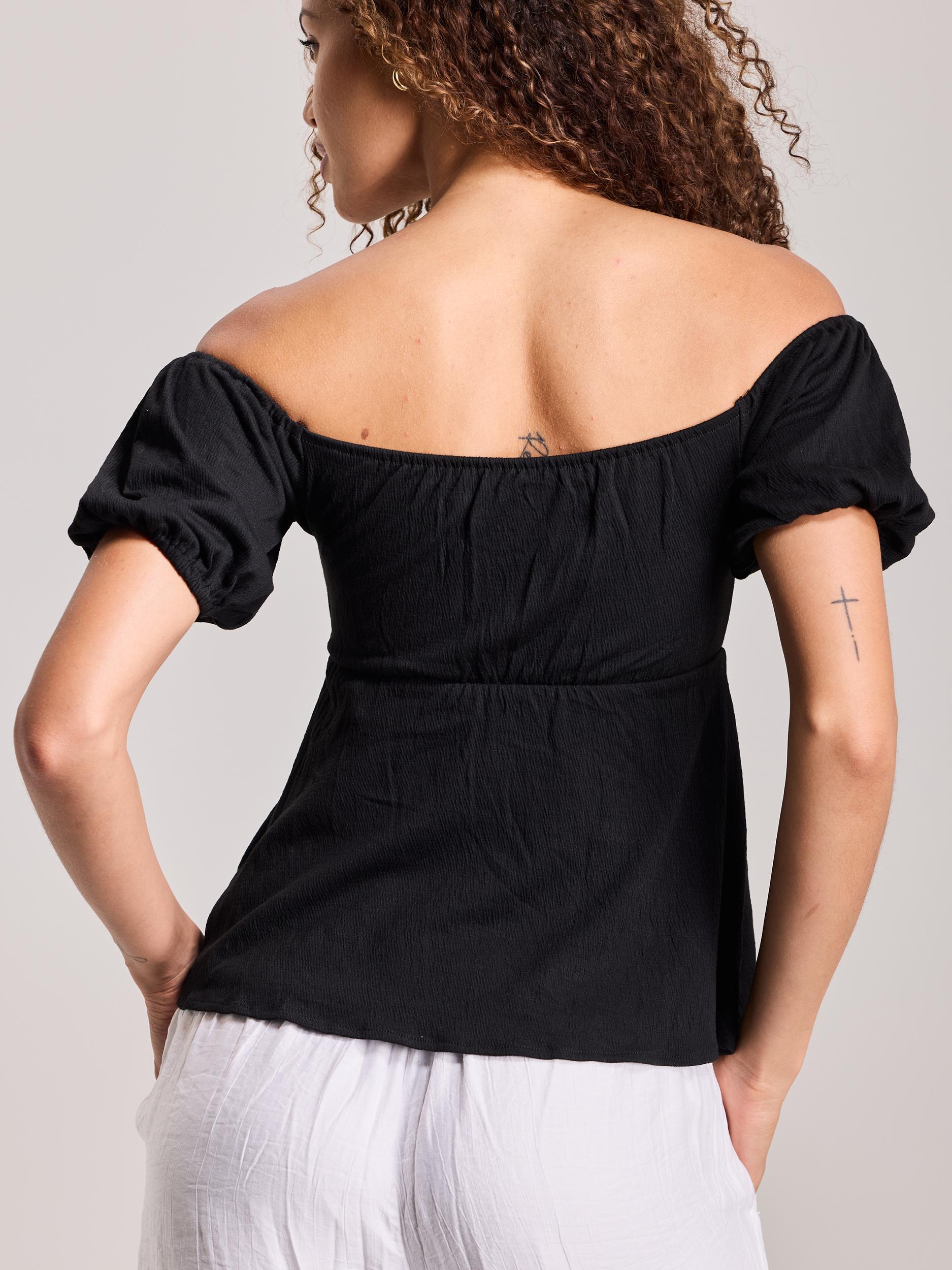 Milkmaid Puff Sleeve Off The Shoulder Product Image
