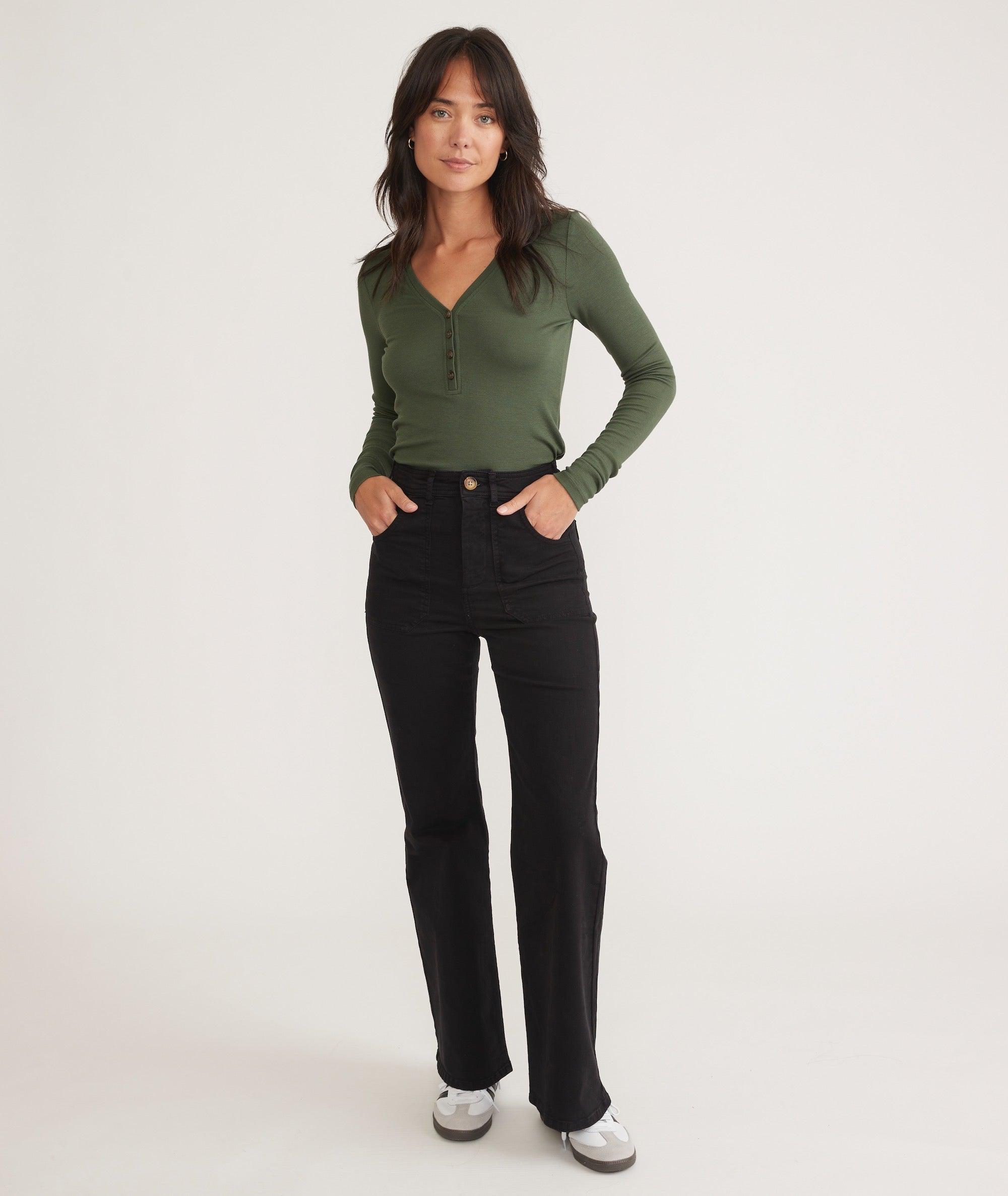 Lexi Rib Henley Product Image