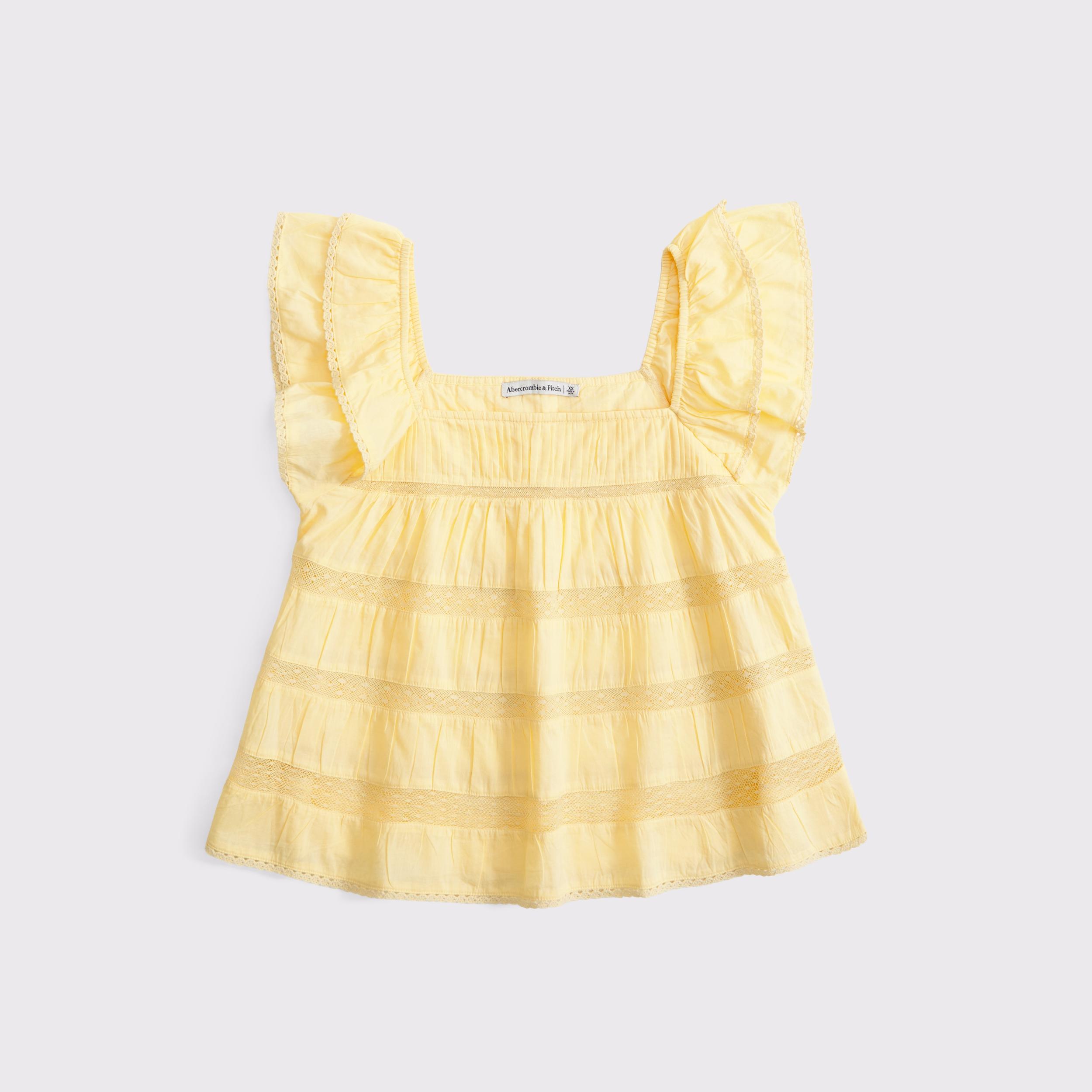 Ruffle Babydoll Top Product Image
