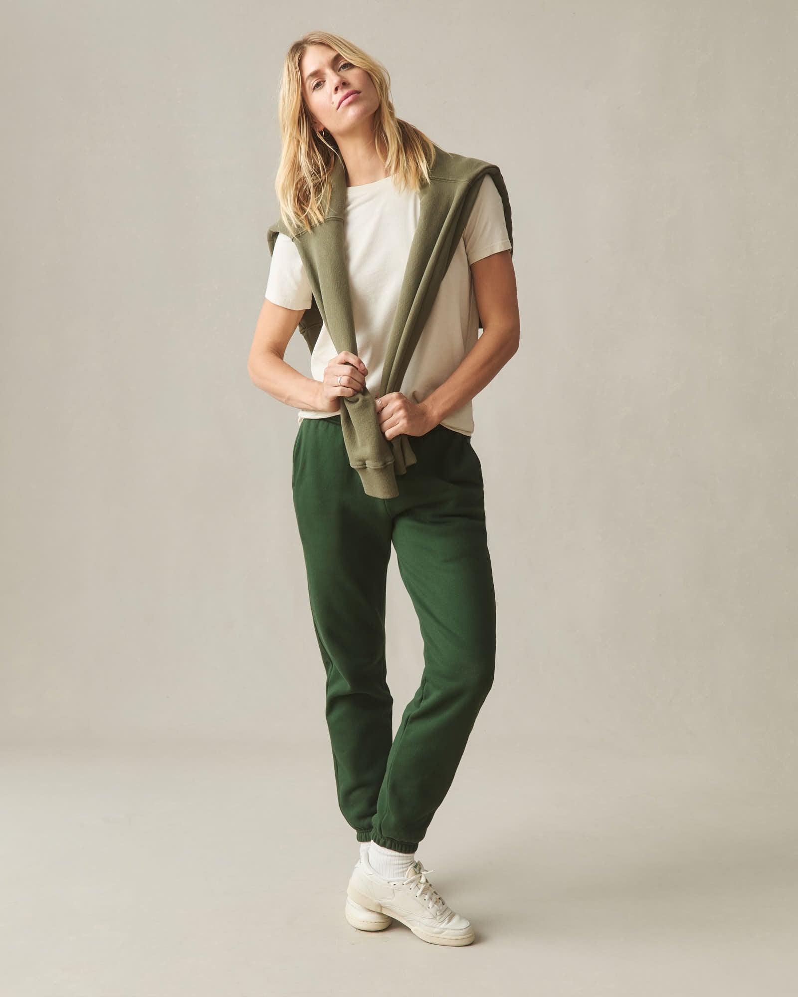 Women's Classic Sweatpant - Green Moss Product Image
